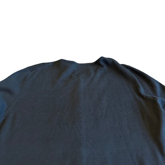 Michael Simon Vintage Retro Cardigan Sweater Turquoise Beaded Gecko Frog Large - Picture 6 of 11